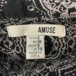 Amuse Society  Vneck Black Print Top Photo 5