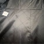 Trina Turk  Pea Coat Jacket Size 8 Women's Wool Blend Black Gray plaid #B Photo 3