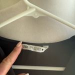 ZARA  Black Long Sleeve mini dress with raw hem Photo 1