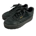 Puma Women's Size 9 Suede Black/Black Karmen II Idol Platform Sneakers Photo 3