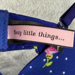 Victoria's Secret Victoria's‎ Secret Sexy Little Things 32B Bra Blue Floral Polka Dot Photo 3