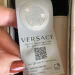 Versace White Quilted Nappa Leather Medusa Tote Handbag Photo 13