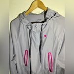 Ivy Park ‎ Gray/Hot Pink Hooded Sweater ( S ) Photo 6