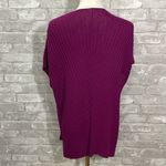 Maurice's Violet Open Ribbed Cardigan Photo 2