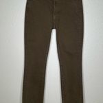 Mother High Waisted Rascal Ankle Step Fray jeans Capers 27 Green Photo 1