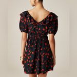 J.Crew Ruffle-Collar Mini Dress in Painted Daisy Print Photo 1