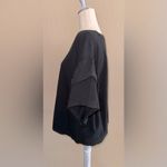 Free People Solid Black Short Sleeve Tee Photo 1