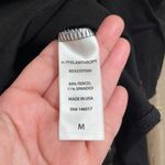 N: Philanthropy Black Long Sleeve Cutout Stretchy Bodysuit Medium Photo 5