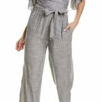 Red Carter  Wrap‎ Top Wide Pant Jumper Blue White Striped Size XS Photo 0