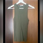 ZARA  khaki knit halter top Photo 5