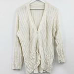 Vintage Y2K Cottagecore Cream Sweater Cardigan Size Medium Photo 0