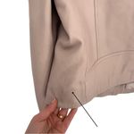 All Saints 8 Dalby Slim-Fit Leather Biker Jacket Misty Pink Zipper Moto Boho Photo 9