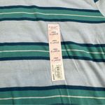 SO  Womens Striped Long Sleeve T Tee Shirt XL Extra Large Blue Teal White NWT NEW Photo 7