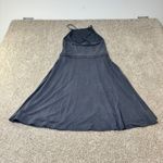 Tart  Halter Dress Sleeveless Casual A-Line‎ Sundress Gray Cupro Blend Size S Photo 1