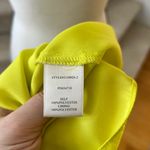 Current Air Anthropologie Lime Yellow Green Chartreuse Short Puff Sleeve Blouse Photo 4