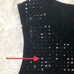 Gap  Black Sleeveless Rhinestone Sleeveless Top Size XS Photo 2