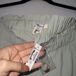 Madewell NWT  Sage Mist Seamed Pull-On Paperbag Shorts Size Large Photo 5