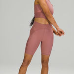 Lululemon Align Unlimit High-Rise Short 8" Mesh sides pink size 4 Photo 0