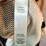 Chico's Chico’s long open cardigan sz 2. Neutral colors, light perfect for warm days. Photo 3