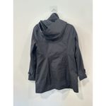 Michael Kors HOODED All Weather RainCOAT Medium Women’s Black MSRP $150.00 2097 Photo 4