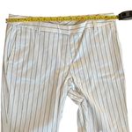Luciano Dante Elegant Black and White Striped Women's Pants Size 12 Photo 7