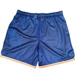 Nike Vintage 2010  Women’s Navy & Orange Mesh Basketball Shorts – Size Small Photo 1
