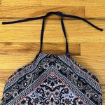 Kona Sol NWT Floral Handkerchief Halter Tankini Top Sz L Photo 4