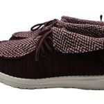 Hey Dude  Britt Shoe Womens S Burgundy Mix Lightweight Wool Blend Lining Flex Photo 11