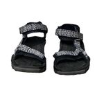 Teva Women’s Sport Sandals Black Patterned Strap Size 7 | Outdoor Hiking Water Photo 1