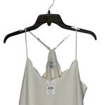 J.Crew  Tank Top Size 6 Cream Womens Lined Polyester Crop‎ Casual Photo 1