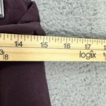 Leith pants womens medium purple wide leg tie waist pockets high waist cropped Photo 1