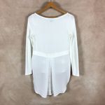White House | Black Market Long Sleeve Layered Look Hi-Low Tunic XS Photo 1