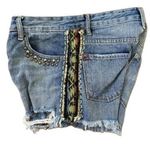 BDG Womens  Freja Mid Rise Vintage Fit Embroidered Denim Jean Shorts Size 25 W Photo 2