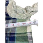 One World 2x Plaid Mixed Media Front Wrap Tie Neck Long Sleeve 2X NWT Photo 11