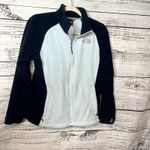 The North Face  Women’s Medium Fleece Jacket Denali Full Zip Navy Blue Gray Photo 4