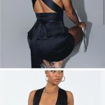 Princess Polly  Black Backless Mini Dress Photo 1
