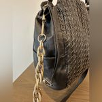 Elliott Lucca Woven Leather Bag Black Photo 1