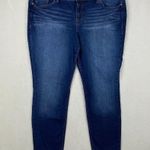 Torrid  High Rise Curvy Fit Dark Wash Stretch Super Skinny Jean Size 22 Regular Photo 7