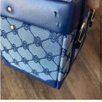 Travel Jewelry Case Luggage Look Blue Photo 4