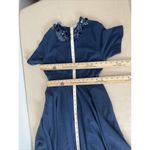 ASOS Dress Womens 2 Fit&Flare Open Zipper Back Short Sleeve Round Neck Sequin Photo 10