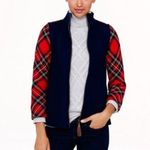 J.Crew Colorblock Shetland Tartan Plaid Tassel Zipper Wool Jacket Photo 0