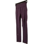 Lululemon Skinny Will Pant *Textured Ziggy Wee September Plum Sz 4 Purple Photo 2