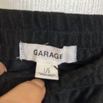 Garage Black Suede Scalloped Short Photo 6