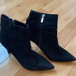 Bamboo Black Ankle Booties Heels Photo 1