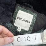 Steve Madden  Jacket‎ Womens Medium Hooded Faux Fur Lined Puffer Coat Warm Zip Photo 2