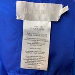 David's Bridal Womens Bridesmaid Party Dress Chiffon Layered Skirt Blue Size 14 Photo 6