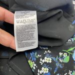 Banana Republic Blue Floral Black Casual Dress Long Sleeve Women's Size S Photo 5