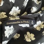 Abercrombie & Fitch Abercrombie black floral romper with cutout detail and pockets S Photo 1