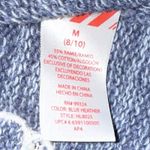 Womens M Holiday Christmas Vest Polar Bear Embroidered Sequined Cottage Festive Blue Size M Photo 6