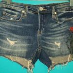 BLANK NYC  Distressed Embroidered Cut-Off Hiker Short 26 Photo 0